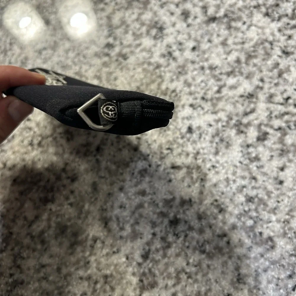 Vintage Stussy Eyegear Sunglasses Case Black Neoprene Zip Pouch (Case Only)
